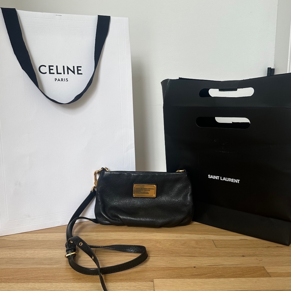 Marc by Marc Jacobs black purse with long strap